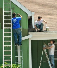 sơn sửa tường cũ